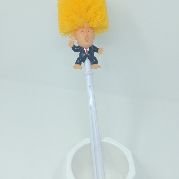Donald Trump toilet brush with holder - Picture 4 of 7